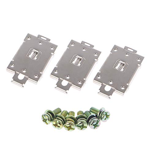 3 Stück einphasige SSR 35 mm DIN-Klemme für Heimdekorationszubehör, Schraubendreher, Zubehör, Multifunktions-Set, multifunktionaler elektrischer Schraubendreher von Diogeynu