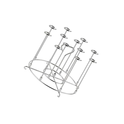 Abnehmbarer vertikaler Spießhalter, Edelstahl, Grillschnur, Luftfritteusen, Backnadel, Ofenzubehör Abnehmbarer vertikaler Spießhalter, Edelstahl, Grillschnur, Luftfritteusen, Backnadel, Ofenzubehör von Diogeynu