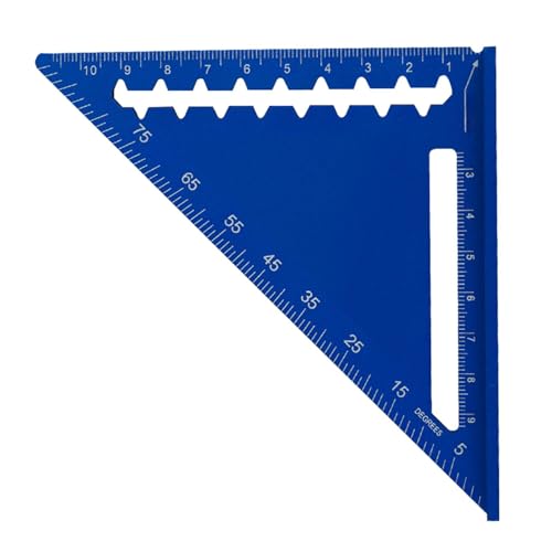Aluminium-Lineal, Winkelmesser, Winkelmesser, Holzbearbeitung, Messwerkzeug, schnelles Ablesen, quadratisches Layout-Messwerkzeug, Aluminium-Holzbearbeitungs-Lineal von Diogeynu