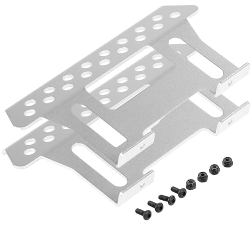 Diogeynu Crawler Auto Metall Stahl Seitenstufe Metall Seitenpedal Trittbrett Pedalplatte für SCX10 1/10 Auto Klettern Trucks Pedal Slider Plate Board Trittbrett für Auto Diogeynu Crawler Auto Metall Stahl Seitenstufe Metall Seitenpedal Trittbrett Pedalplatte für SCX10 1/10 Auto Klettern Trucks Pedal Slider Plate Board Trittbrett für Auto von Diogeynu