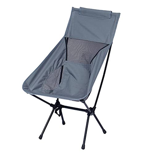 Diogeynu Tragbarer Campingstuhl, Campingstuhl, Rückenlehne, Angelstuhl für den Außenbereich, Strand, Terrasse, tragbarer Klappstuhl, leicht, für den Außenbereich von Diogeynu