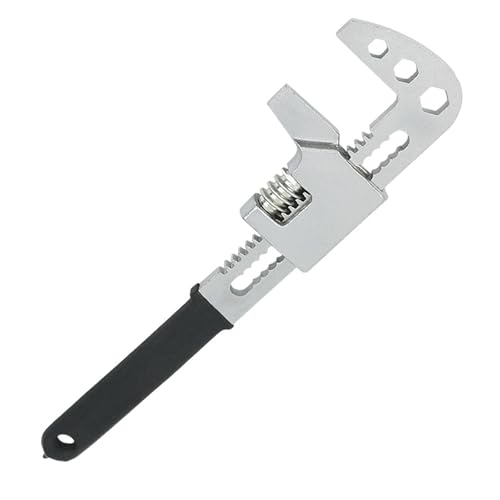 Diogeynu Verstellbarer Handschlüssel, Multifunktionsschlüssel, F-Typ, große Öffnung, manuelles Werkzeug, breite Backenöffnung, F-Typ-Schraubenschlüssel von Diogeynu