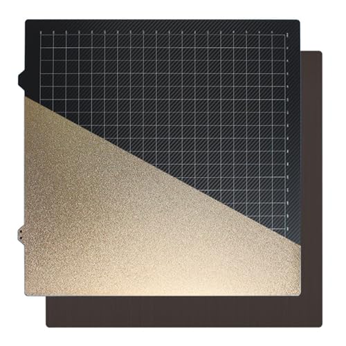 Druckplatte für glatte Oberflächen, 430 x 430 mm, kohlenstofffaserbeschichtetes Stahlblech für Modellbau, glatte Oberflächen, Stahlplatte Druckplatte für glatte Oberflächen, 430 x 430 mm, kohlenstofffaserbeschichtetes Stahlblech für Modellbau, glatte Oberflächen, Stahlplatte von Diogeynu