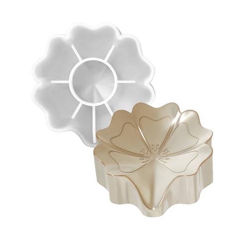 Handgefertigte Formen aus Silikon, Aufbewahrungsbox, Blumenform, für Projekte und Heimdekoration, Verbesserungen aus Silikon für Seifenschale Handgefertigte Formen aus Silikon, Aufbewahrungsbox, Blumenform, für Projekte und Heimdekoration, Verbesserungen aus Silikon für Seifenschale von Diogeynu