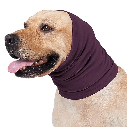 Haustier-Schlauchschal mit Geräuschreduzierungstechnologie, schafft einen Rückzugsort für Hunde zu Hause, in geschäftiger Umgebung, nervöse Hundeohren zum Schutz der Ohren während der Fellpflege von Diogeynu