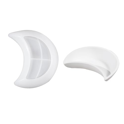 Kreative Mondförmige Displayplatte, Silikonform für Bastelplatten, mit Gläser-Finish und leicht zu lösendem Design, Servierplatte von Diogeynu