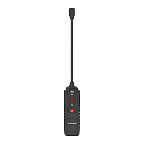 Leckdetektor-Tester, tragbar, handgehalten, brennbarer natürlicher Methan-Sniffer, 50–1000 ppm, mit akustischem visuellem Alarm, batteriebetrieben (nicht im Lieferumfang enthalten) von Diogeynu