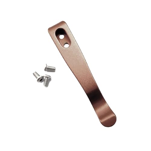 Verstärkter Edelstahl-Taschenclip, robuster Metallverschluss, Befestigung für taktische Hosen, Werkzeug, Arbeitszubehör, Edelstahl-Klappclip von Diogeynu