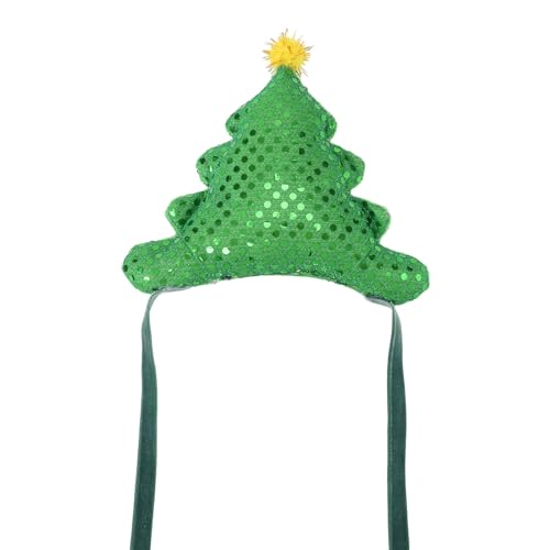 Weihnachts-Hunde-Kopfbedeckung für kleine Hunde, verstellbarer Riemen, Haustier-Stirnband, Fotoshootings, Requisiten, Kopfschmuck, Urlaubsdekoration, Weihnachts-Kopfbedeckung, Partyzubehör von Diogeynu