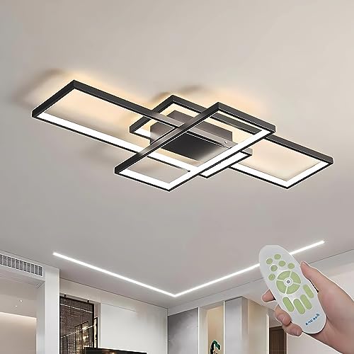 Diossad Modern Led Deckenleuchte,Dimmbar 2700-6500k Mit Fernbedienung Deckenlampe 59w,Deckenlampe FüR Wohnzimmer,Schlafzimmer, KüChe,Flur,Balkon, Esszimmer von Diossad