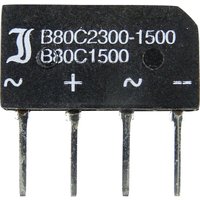 B250C1500B Brückengleichrichter SIL-4 600 v 2.3 a Einphasig - Diotec B250C1500B Brückengleichrichter SIL-4 600 v 2.3 a Einphasig - Diotec von Diotec