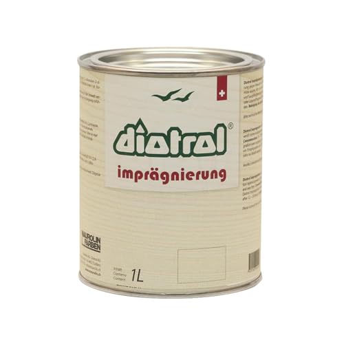 Diotrol Naturöl-Imprägnierung Farblos | 1 Liter Profi Holzimprägnierung Außen | Premium Langzeitschutz für Fassade, Fenster und alle Holzkonstruktionen im Aussenbereich von Diotrol