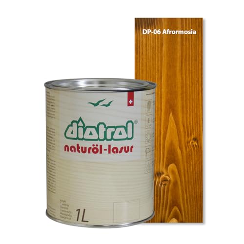 Diotrol Naturöl Lasur 1 Liter Profi Holzlasur Außen wetterfest | Natürliche & umweltfreundliche Lasur für Holz | Premium Holzschutzlasur Afromosia Diotrol Naturöl Lasur 1 Liter Profi Holzlasur Außen wetterfest | Natürliche & umweltfreundliche Lasur für Holz | Premium Holzschutzlasur Afromosia von Diotrol