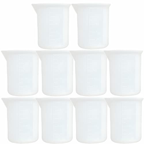 10 Stück Silikon Messbecher für Epoxidharz 100ml Antihaft Mischbecher DIY Mehrzweck 10 Stück Silikon Messbecher für Epoxidharz 100ml Antihaft Mischbecher DIY Mehrzweck von Dipoxy