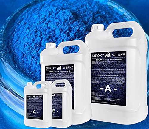 Dipoxy 2K-700 Epoxidharz mit Pigment 2,25kg + 30g Blau04 Dipoxy 2K-700 Epoxidharz mit Pigment 2,25kg + 30g Blau04 von Dipoxy