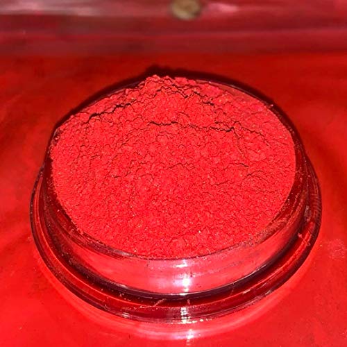 Dipoxy Bright-Red-Pearl-Rot02 Pigment Farbmittel für Epoxidharz, Polyesterharz, Polyurethan Systeme, Beton, Lacke, Kunstharz Schmuck von Dipoxy