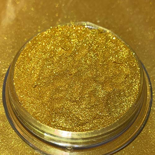 Dipoxy Crown-Gold-Pearl-Gold04 Pigment Farbmittel für Epoxidharz, Polyesterharz, Polyurethan Systeme, Beton, Lacke, Kunstharz Schmuck von Dipoxy