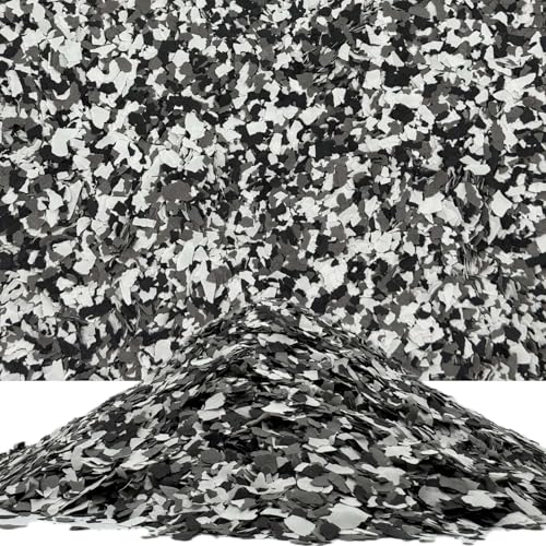 Epoxidharz Farbchips Bodenbeschichtung Garage Boden Chips Schwarz/Weiß/Grau 1kg Epoxidharz Farbchips Bodenbeschichtung Garage Boden Chips Schwarz/Weiß/Grau 1kg von Dipoxy
