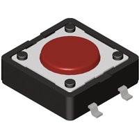 Diptronics DTSM-65K-V-T/R Tastschalter 12 V/DC 50mA 1 x Aus/Ein tastend (L x B x H) 9 x 6.20 x 9.50m von Diptronics