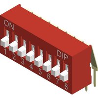 Diptronics NDA-02V DIP-Schalter Polzahl (num) 2 Right Angle von Diptronics