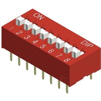 Diptronics NDS-07V DIP-Schalter Polzahl (num) 7 Slide-Type von Diptronics