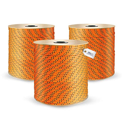 DQ-PP POLYPROPYLENSEIL | 12mm | 10m | ORANGE Polypropylen Seil | Tauwerk PP Flechtleine Textilseil Reepschnur Leine Schnur Festmacher Rope Kordel Kunststoffseil Kletterseil geflochten DQ-PP POLYPROPYLENSEIL | 12mm | 10m | ORANGE Polypropylen Seil | Tauwerk PP Flechtleine Textilseil Reepschnur Leine Schnur Festmacher Rope Kordel Kunststoffseil Kletterseil geflochten von DQ-PP
