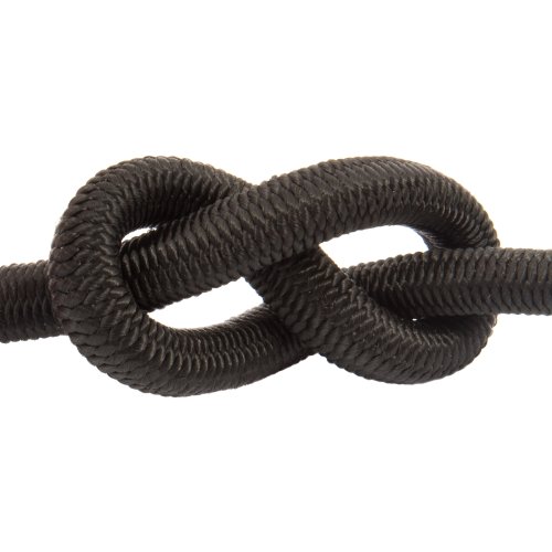 DQ-PP Gummiseil | 12mm | 25m | Schwarz | Expanderseil Expander Gummischnur Gummikordel Spannseil Planen Seil Spanngummi von DQ-PP