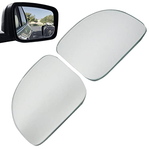 Auto Rückspiegel Regenschutzfolie Toter Winkel Spiegel Totwinkel Spiegel Autospiegelfolie Auto 360 Grad Rotation verstellbar Weitwinkelspiegel Selbstklebende Blindspiegel für Autospiegel(2 STK) von Dirfuny