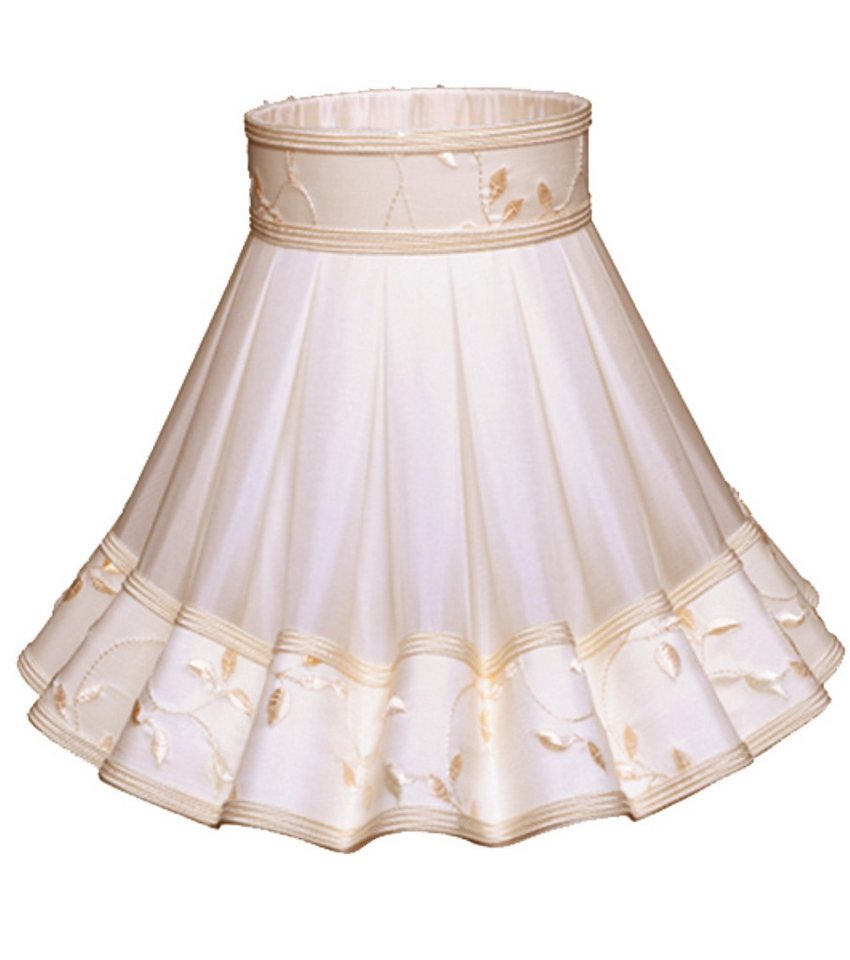 Dirk Davids Leuchten GmbH Lampenschirm Lampenschirm Rock Schirm Seide Beate Creme TL Ø50cm, Exklusiver Lampenschirm Dirk Davids Leuchten GmbH Lampenschirm Lampenschirm Rock Schirm Seide Beate Creme TL Ø50cm, Exklusiver Lampenschirm von Dirk Davids Leuchten GmbH