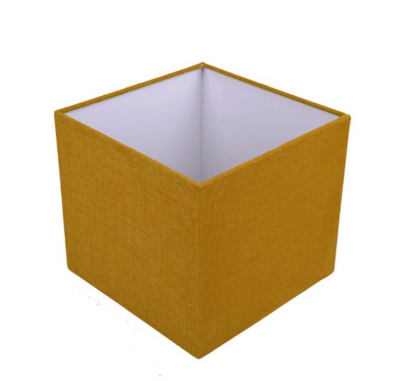 Dirk Davids Leuchten GmbH Lampenschirm Lampenschirm Vierkant Arizona Senf Tischlampe 25-25-22cm, Hochwertiger Stoff Dirk Davids Leuchten GmbH Lampenschirm Lampenschirm Vierkant Arizona Senf Tischlampe 25-25-22cm, Hochwertiger Stoff von Dirk Davids Leuchten GmbH