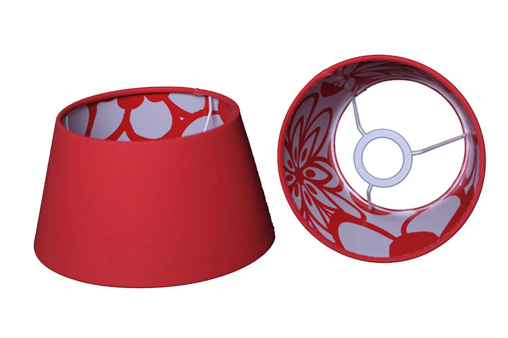 Dirk Davids Leuchten GmbH Lampenschirm Lampenschirm für Tischleuchte in Rund Flashback Chintz Rot 25-18-14cm, Hochwertige Verarbeitung Dirk Davids Leuchten GmbH Lampenschirm Lampenschirm für Tischleuchte in Rund Flashback Chintz Rot 25-18-14cm, Hochwertige Verarbeitung von Dirk Davids Leuchten GmbH