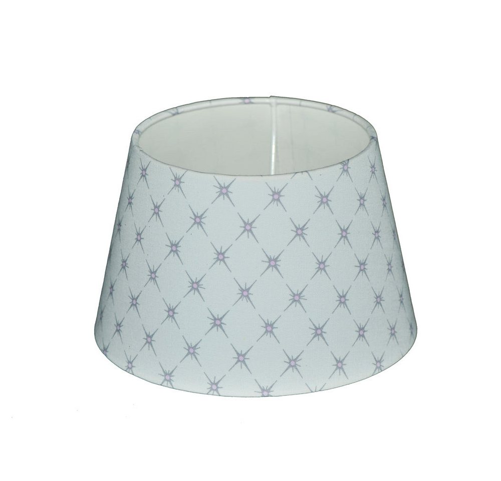 Dirk Davids Leuchten GmbH Lampenschirm Lampenschirm in Rund Chintz Eiweiß Rauten Dekor Grau TL 20-15-13, Ausgefallenes Designerstück Dirk Davids Leuchten GmbH Lampenschirm Lampenschirm in Rund Chintz Eiweiß Rauten Dekor Grau TL 20-15-13, Ausgefallenes Designerstück von Dirk Davids Leuchten GmbH