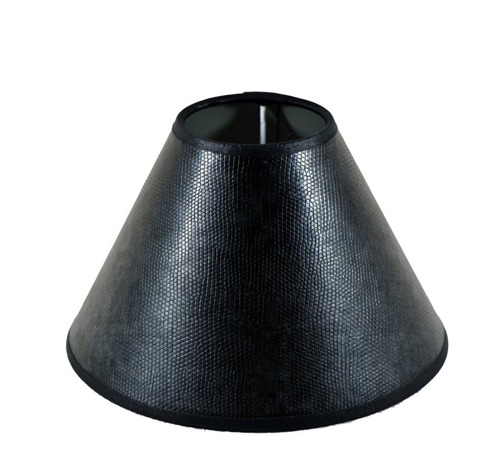 Dirk Davids Leuchten GmbH Lampenschirm Lampenschirm in Rund Leguan Schwarz innen Silber TL 20-8-13cm, Hochwertige Verarbeitung Dirk Davids Leuchten GmbH Lampenschirm Lampenschirm in Rund Leguan Schwarz innen Silber TL 20-8-13cm, Hochwertige Verarbeitung von Dirk Davids Leuchten GmbH