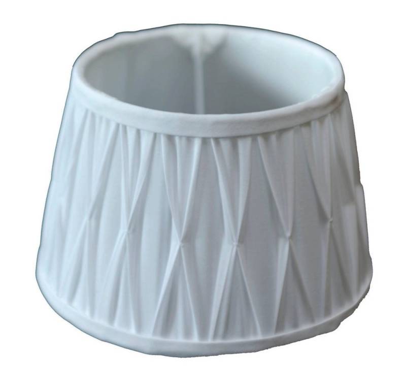 Dirk Davids Leuchten GmbH Lampenschirm Lampenschirm Plissee Weiß TL 30-20-17, Exklusives Design von Dirk Davids Leuchten GmbH