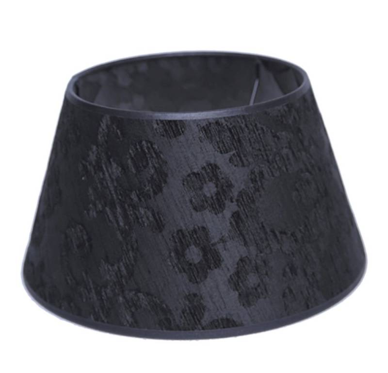 Dirk Davids Leuchten GmbH Lampenschirm Lampenschirm Schwarz Yaris für Tischleuchte 30-20-17cm, Hochwertiger Stoffschirm von Dirk Davids Leuchten GmbH