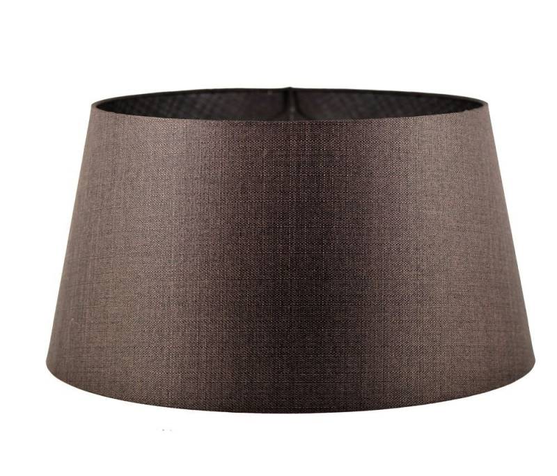 Dirk Davids Leuchten GmbH Lampenschirm für Tischleuchte in Rund Leinen Dunkel Braun TL 55-45-29 von Dirk Davids Leuchten GmbH