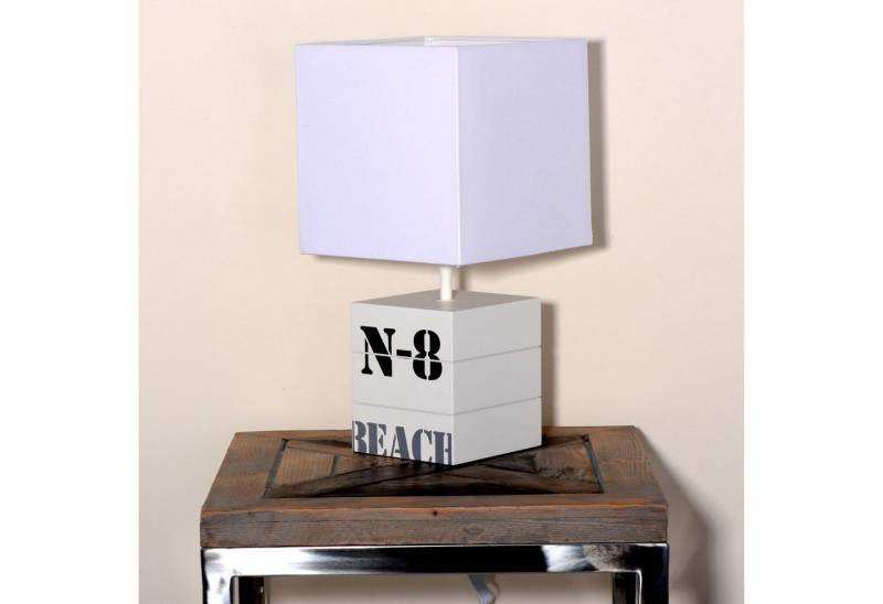 Dirk Davids Leuchten GmbH Tischleuchte Frank Beach Look Grau Weiß, ohne Leuchtmittel Dirk Davids Leuchten GmbH Tischleuchte Frank Beach Look Grau Weiß, ohne Leuchtmittel von Dirk Davids Leuchten GmbH