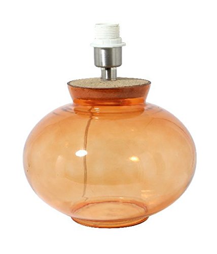 Dirk Davids Leuchten GmbH Tischleuchte Obertello Glas Orange 8152990 Höhe 33cm Ø 28cm von Dirk Davids Leuchten GmbH