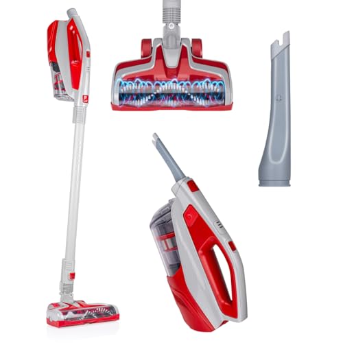 Dirt Devil 2-in-1 Akku Staubsauger DD9003 - Stielstaubsauger 150W - Kabelloser Staubsauger mit Wandmontage - bis zu 15 minuten Akkulaufzeit - Beutelloser Staubsauger - Grau von Dirt Devil