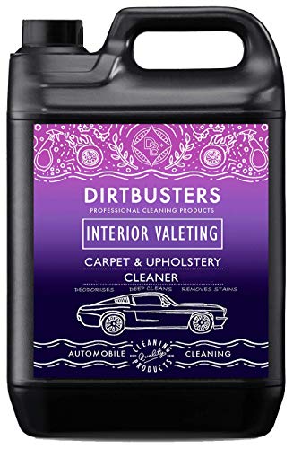 Dirtbusters Innenraumreiniger für Autos, Wohnmobile uvm. - Teppich- und Polsterreinigung - reinigt, neutralisiert & schützt vor unangenehmen Gerüchen - 5 Liter Reinigungsshampoo von Dirtbusters