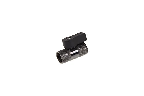 Alphacool 17354 2 Wege Kugelhahn G1/4 - schwarz Nickel von Alphacool