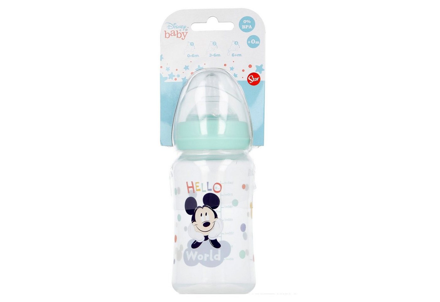 Disney Baby Babyflasche Disney Baby Mickey Maus Milchflasche Trinkflasche, Fläschchen ab 0 Monate von Disney Baby