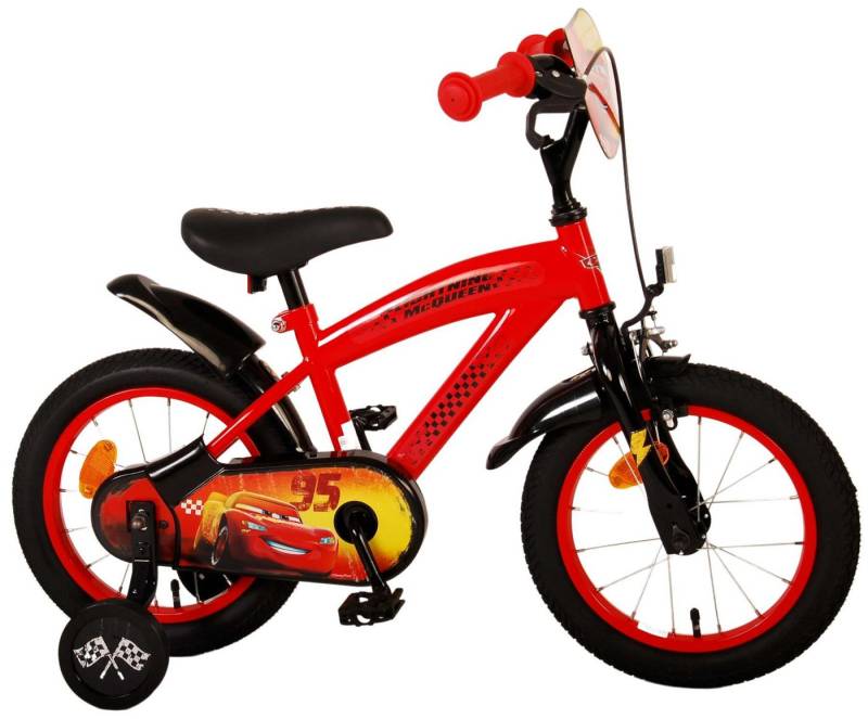 Disney Cars Kinderfahrrad Jungen - Lightning McQueen - Rot - verschiedene Größen - bis 60 kg, Luftbereifung, einstellbare Lenkerhöhe, Rücktrittbremse, Stahlfelgen Disney Cars Kinderfahrrad Jungen - Lightning McQueen - Rot - verschiedene Größen - bis 60 kg, Luftbereifung, einstellbare Lenkerhöhe, Rücktrittbremse, Stahlfelgen von Disney Cars