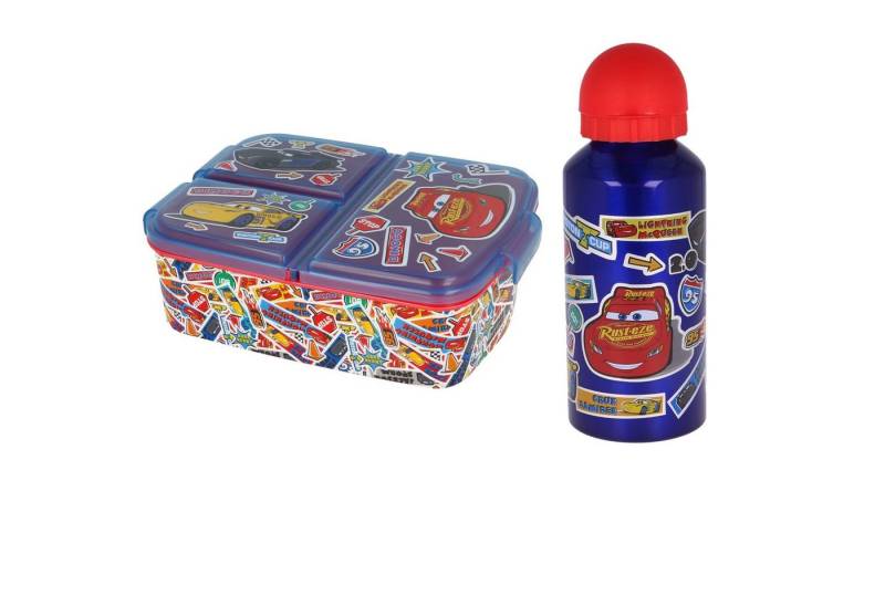 Disney Cars Lunchbox Cars Lightning McQueen 2 tlg Lunch Set - Brotdose mit Trinkflasche von Disney Cars