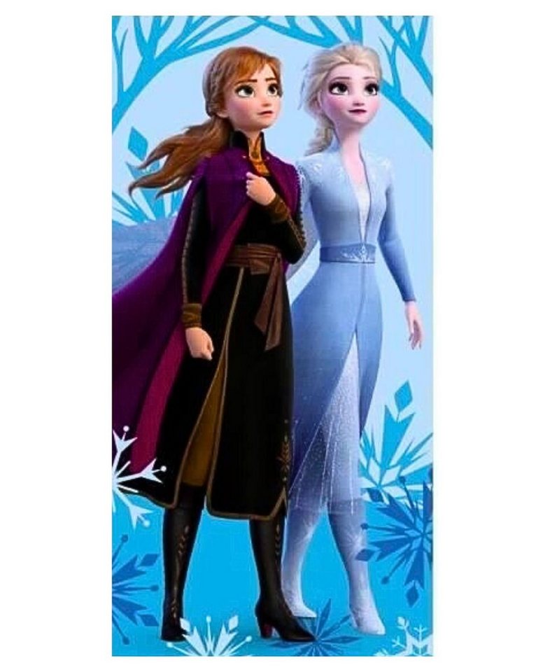 Disney Frozen Badetuch Elsa & Anna, Baumwolle, Kinder Strandtuch 70 x 140 cm von Disney Frozen