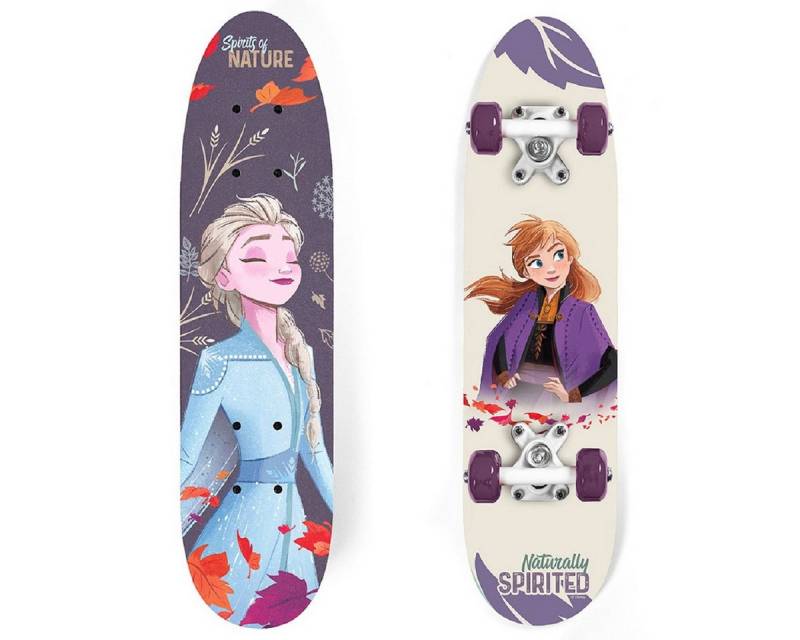 Disney Frozen Skateboard 24” aus Holz – 61 cm – bis 50 kg belastbar für Kinder (1-St), Rutschfest von Disney Frozen