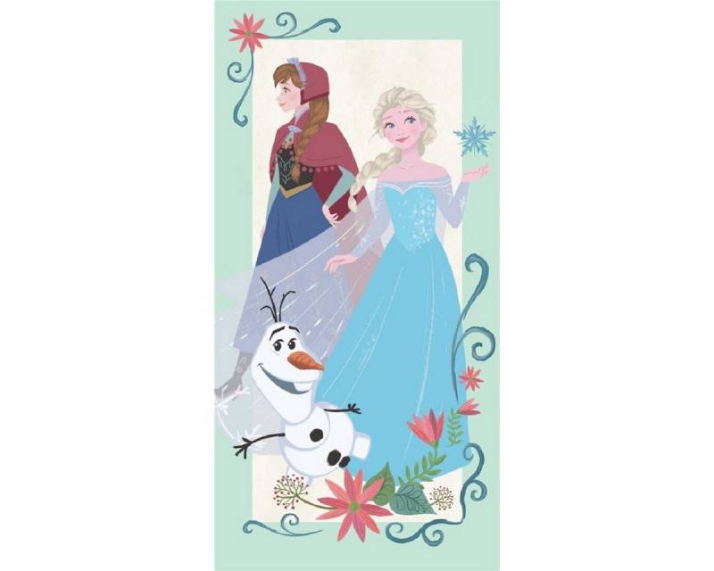 Disney Frozen Strandtuch 140x70 cm Weiches Handtuch mit Elsa & Anna Design von Disney Frozen