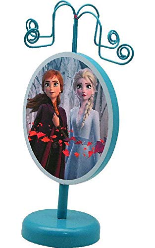 Frozen Kleiderbügel aus Holz, 2 Schmuck-Organizer, zur Aufbewahrung von festlichen Dekorationen für Zuhause, Mehrfarbig (Mehrfarbig), einzigartig von Disney Frozen