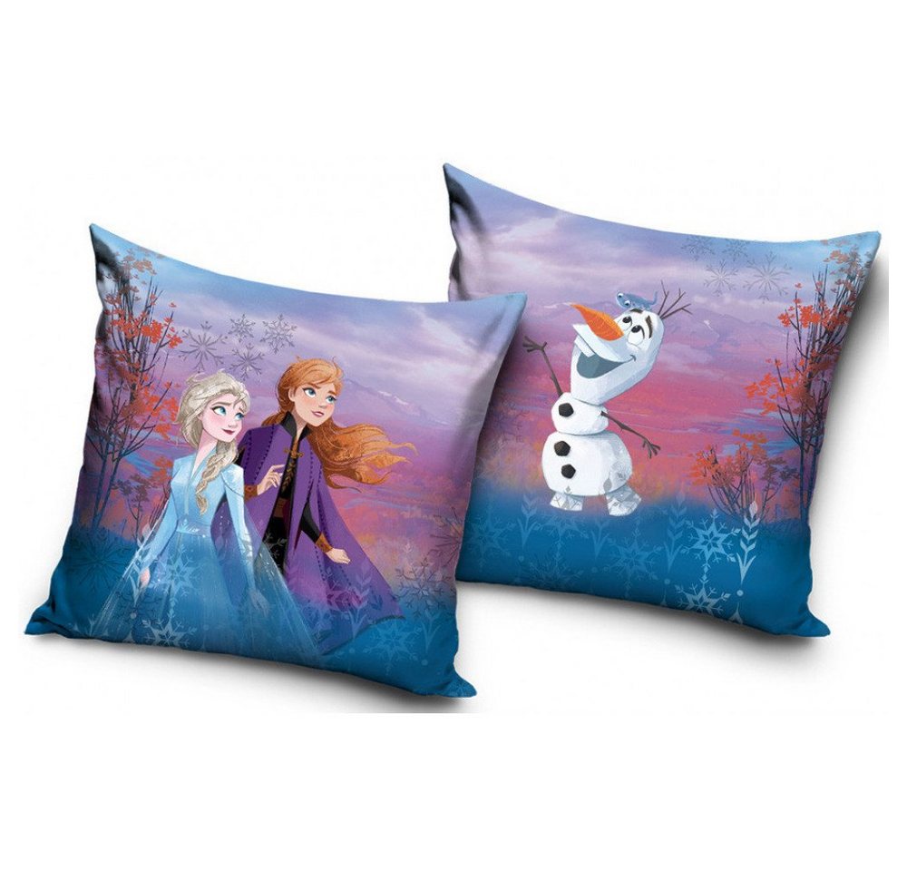 Kissenbezug Disney Frozen die Eiskönigin Kissenbezug Maße ca. 40 x 40 cm, Disney Frozen (1, 1, 1, 1 Stück) von Disney Frozen