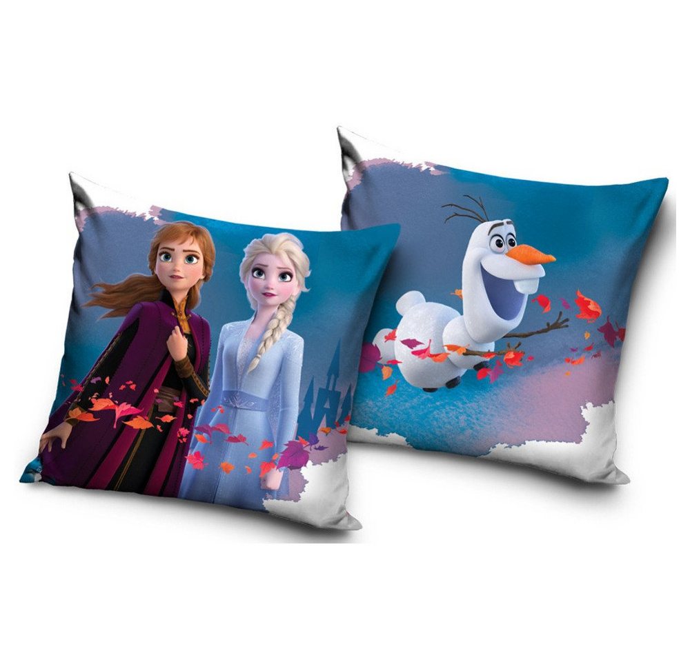 Kissenbezug Disney Frozen die Eiskönigin Kissenbezug Maße ca. 40 x 40 cm, Disney Frozen (1, 1, 1, 1 Stück) von Disney Frozen